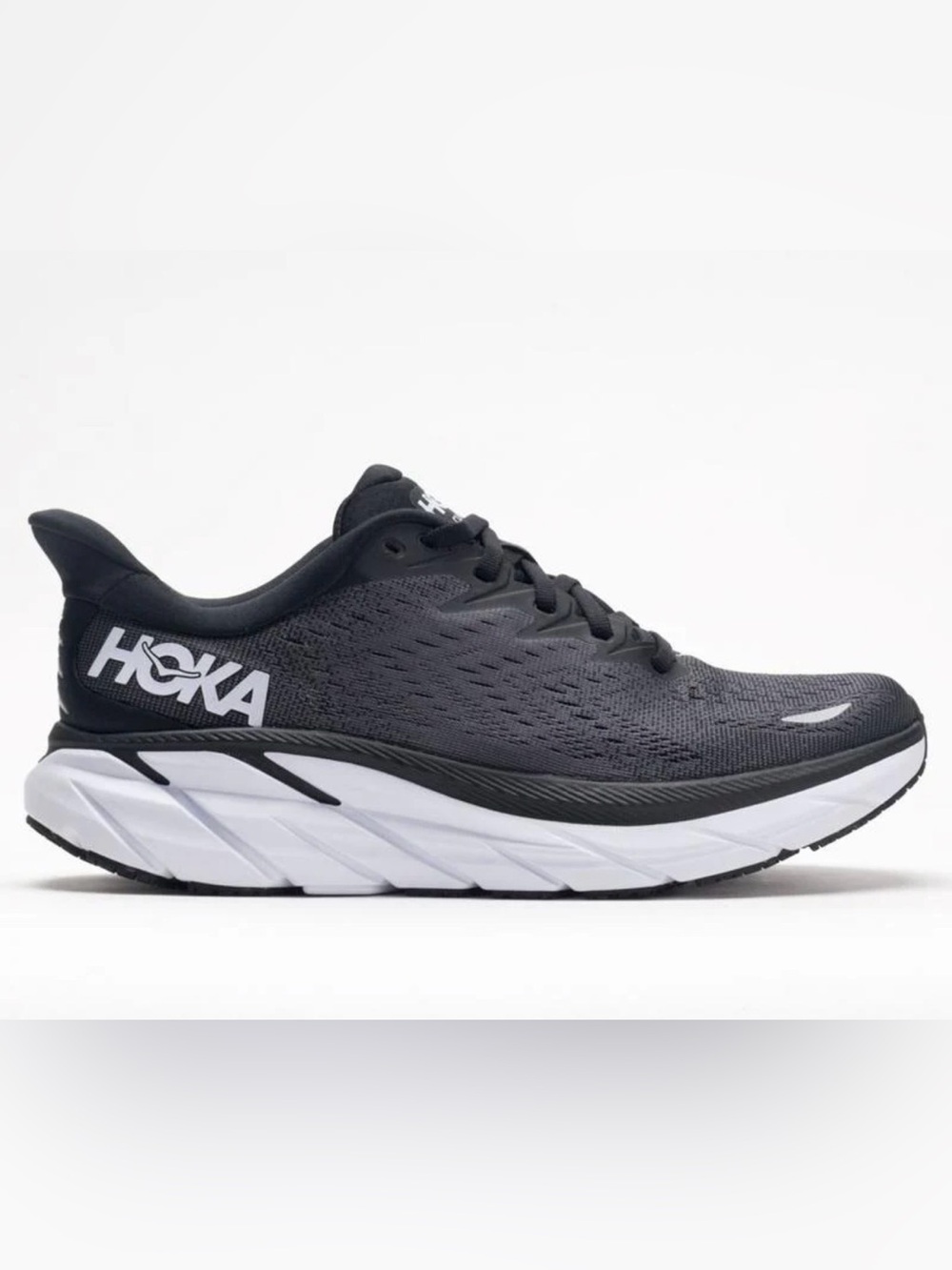Hoka Women's Clifton 8 Black/White
